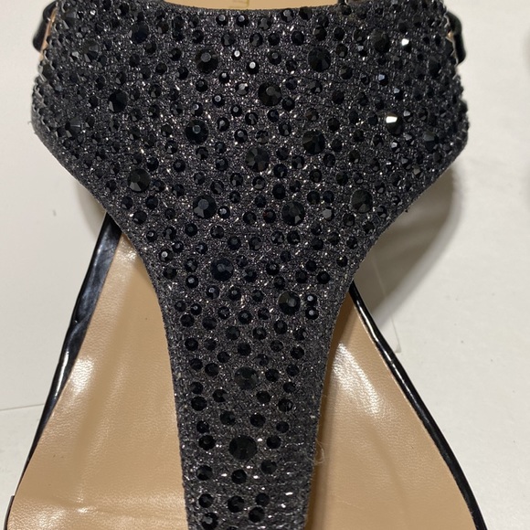 Dream Pairs Aditi black low heel sandals size 10 - Picture 14 of 15